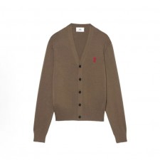 아미파리 SS22 스몰 하트 레드 라벨 로고 울 니트 남성용 (탑아미공장)