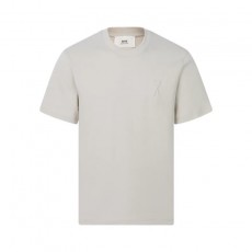 아미파리 SS24 야단 스타일 하트 그래픽 라운드넥 컴포트 반팔 티셔츠 베이지 (탑아미공장)