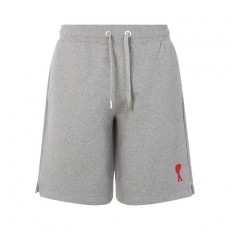 아미파리 SS23 솔리드 하이웨이스트 스트링 하트 자수 캐주얼 쇼츠 그레이 (탑아미공장)