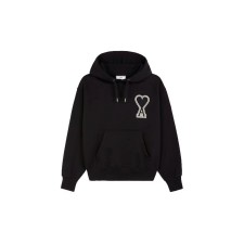 아미파리 패치 로고 풀오버 스웨트셔츠 유니섹스 블랙 (탑아미공장)