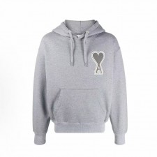 아미파리 패치 로고 풀오버 스웨트셔츠 유니섹스 그레이 (탑아미공장)