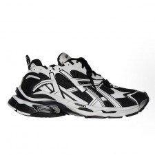 발렌시아가 러너 텍스타일 빈티지 로우탑 대디 스니커즈 블랙/화이트 (XA공장)