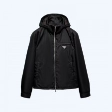 프라다 25SS 리나일론 로고 후드 스트링 자켓 (X공장)