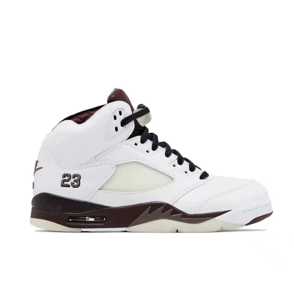 아 마 마니에르 x 에어 조던 5 버건디 크러시 하이탑 농구화 (OG공장)