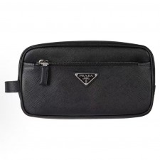 프라다 사피아노 삼각 로고 트래블백 2NA819