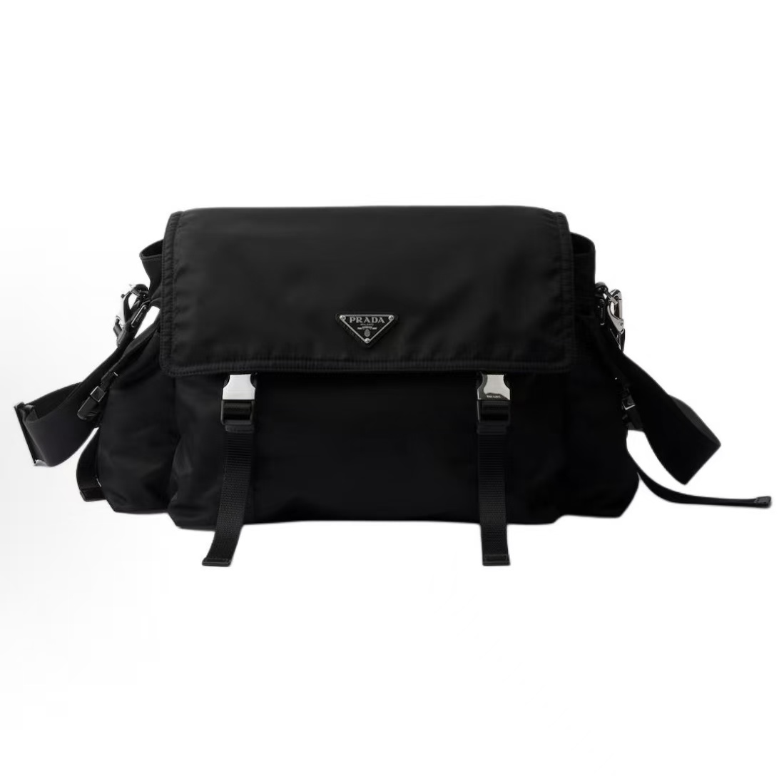 프라다 Re-Nylon 삼각 로고 크로스 숄더백 2VD082