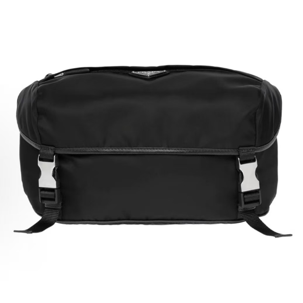 프라다 리나일론 더블 지퍼 숄더백 2VH994