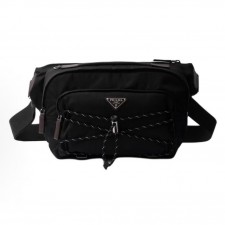 프라다 리나일론 스피드락 에나멜 삼각 로고 숄더백 2VH201