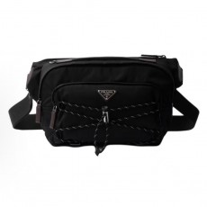 프라다 리나일론 스피드락 에나멜 삼각 로고 숄더백 2VH201