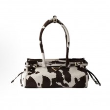 프라다 보니 골드 하드웨어 카프스킨 미디엄 숄더백 1BA426