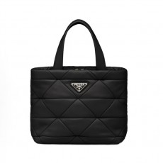 프라다 시스템 소프트 램스킨 패치워크 토트 숄더백 1BG380