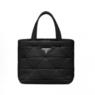 프라다 시스템 소프트 램스킨 패치워크 토트 숄더백 1BG380