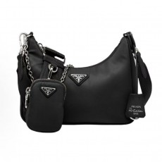 프라다 클래식 로고 나일론 숄더백 1BH204 (사슬공장)