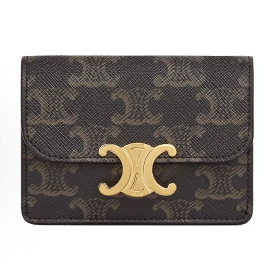 셀린 트리옹프 모노그램 코인 카드지갑 브라운 10I582CPJ (사슬공장)