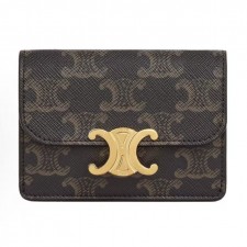 셀린 트리옹프 모노그램 코인 카드지갑 브라운 10I582CPJ (사슬공장)