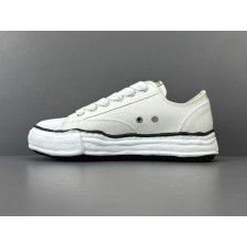 메종 미하라 야스히로 Shell Toe 옐로우솔 캔버스 스니커즈