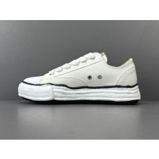 메종 미하라 야스히로 Shell Toe 옐로우솔 캔버스 스니커즈