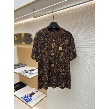 루이비통 레오파드 자카드 티셔츠 (X공장)