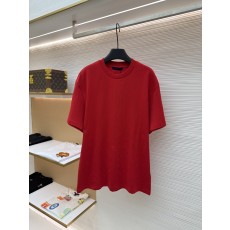 루이비통 플로킹 프린트 라운드넥 반팔 티셔츠 (X공장)