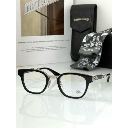 크롬하츠 안경 뿔테 블랙 프레임 명품 아이웨어 남녀공용 패션안경