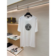 루이비통 스탬프 프린트 코튼 니트 라운드넥 반팔 티셔츠 (X공장)