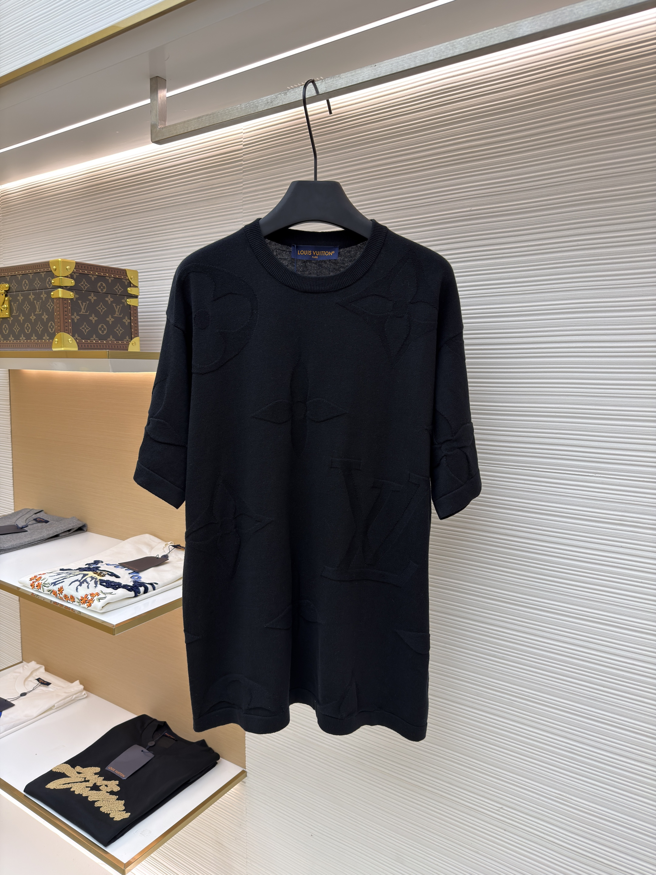 루이비통 클로버 니트 반팔 티셔츠 (X공장)