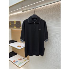 프라다 Prada 삼각 로고 반집업 니트(X공장)