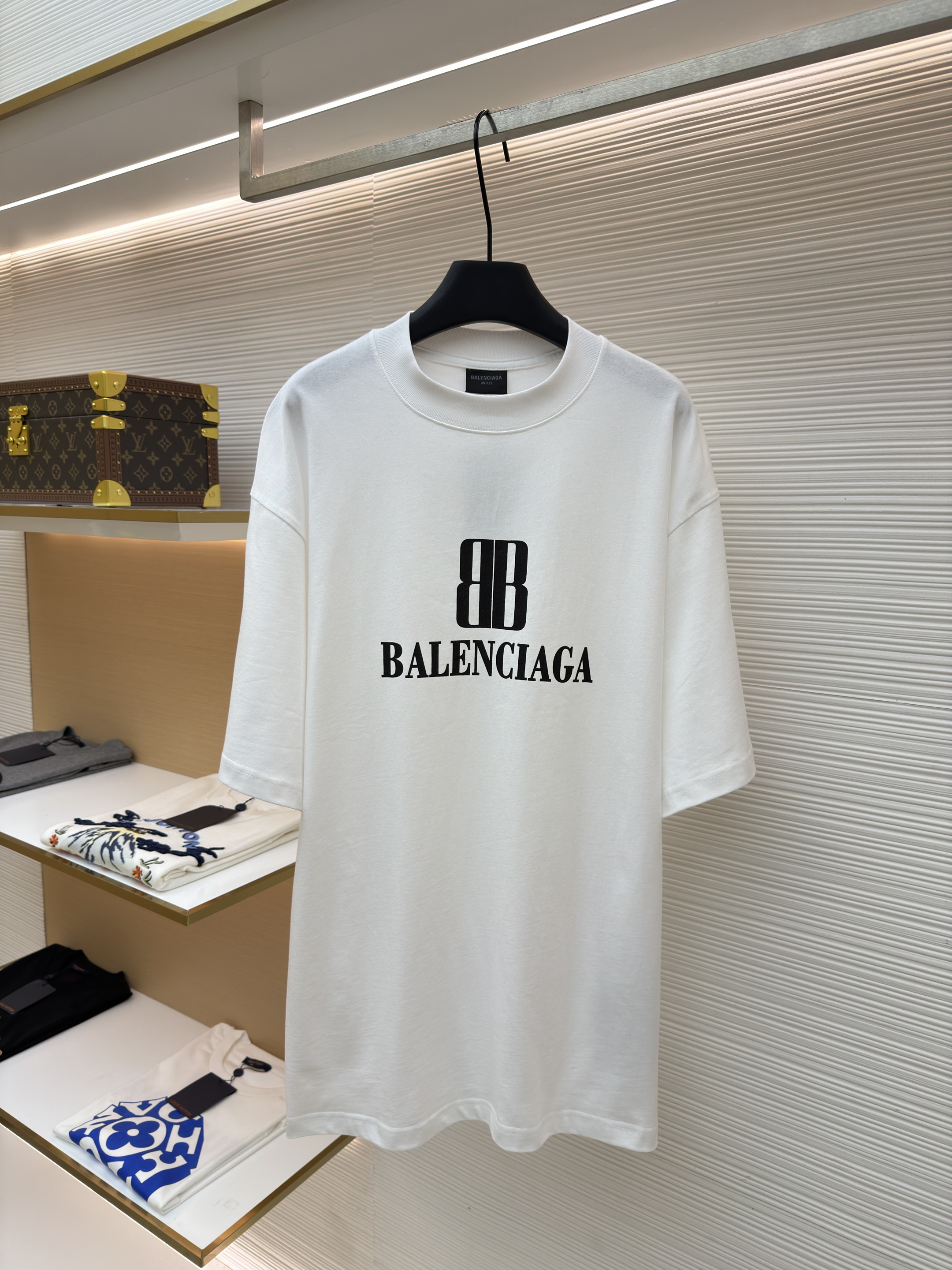 발렌시아가 나노 BB 프린트 반팔 티셔츠(X공장)