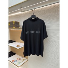 발렌시아가 양면 착용 레터링 로고 프린트 반팔 티셔츠(x공장)