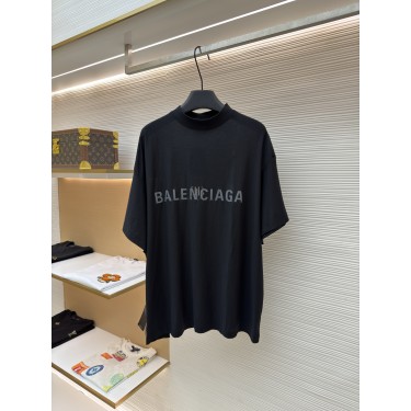 Balenciaga 양면 착용 레터링 로고 프린트 반팔 티셔츠(x공장)