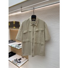 루이비통 집업 오픈카라 캠핑 반팔 셔츠 (X공장)