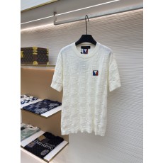 루이비통 트라이컬러 러버 패치 체크 반팔 티셔츠 (X공장)