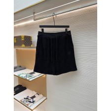 루이비통 다미에 체크 테리 코튼 자수 쇼츠 반바지 (X공장)