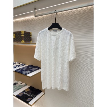 디올 올오버 로고 테리 코튼 반팔 티셔츠 (X공장)