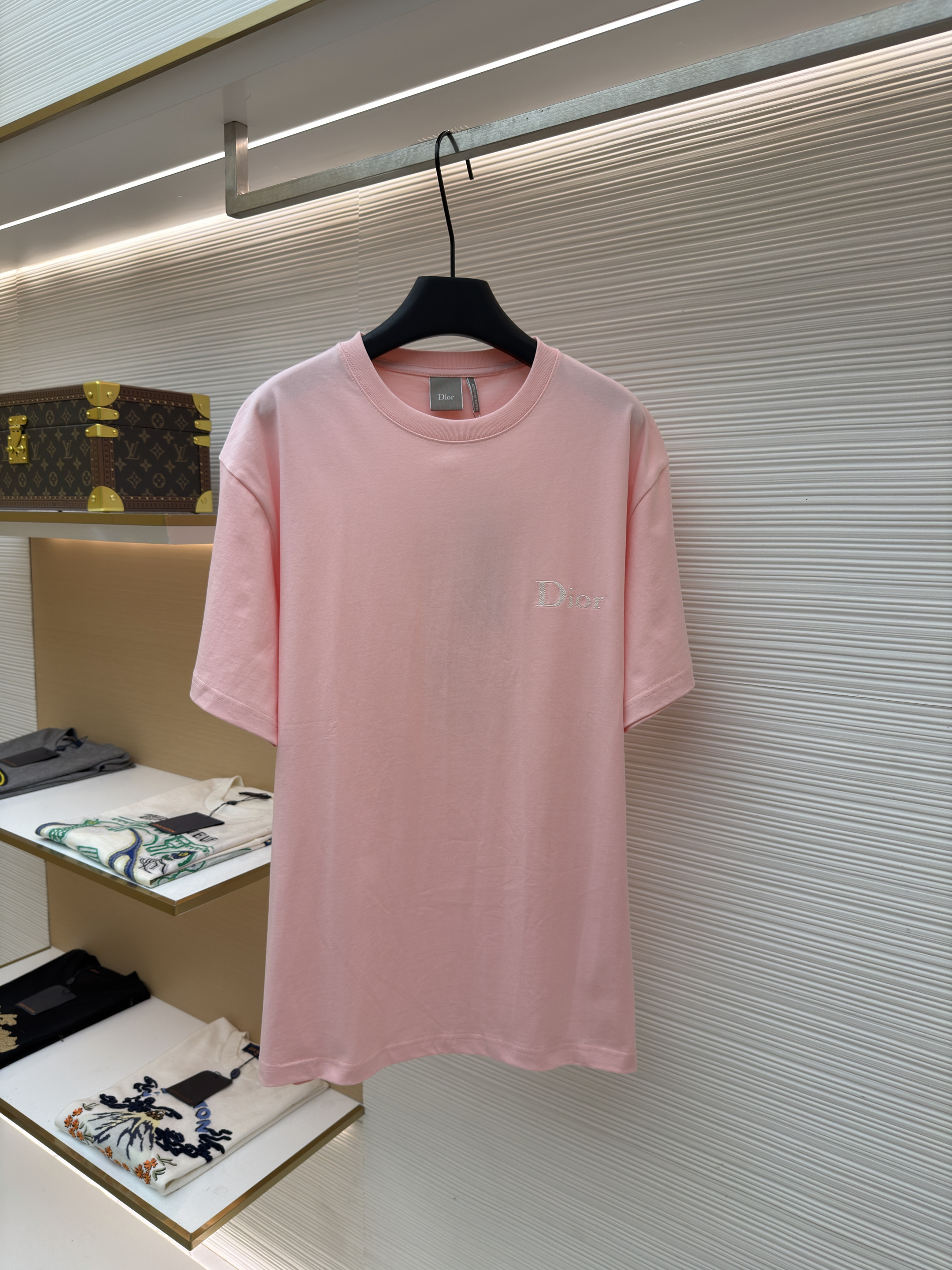 디올 트윌 로고 라운드넥 반팔 티셔츠 (X공장)