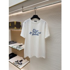 디올 타월 자수 로고 코튼 반팔 티셔츠 (X공장)