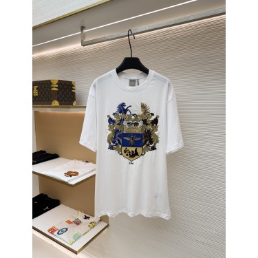 디올 토템 엠블럼 라운드넥 반팔 티셔츠 (X공장)