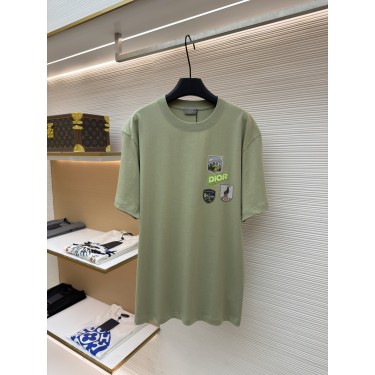 디올 마운틴 멀티컬러 패치 반팔 티셔츠 (X공장)