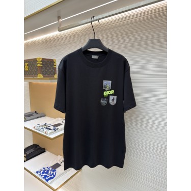 디올 마운틴 멀티컬러 패치 반팔 티셔츠 (X공장)