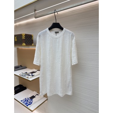 디올 컷아웃 엠보 로고 반팔 티셔츠 (X공장)