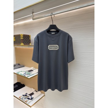 디올 워터솔루블 자수 로고 반팔 티셔츠 (X공장)