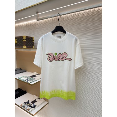 디올 뱀의해 콜라보 타이다이 반팔 티셔츠 (X공장)