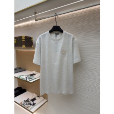 디올 CD 로고 자수 라운드넥 반팔 티셔츠 (X공장)