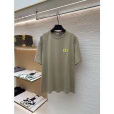 디올 CD 로고 자수 라운드넥 반팔 티셔츠 (X공장)