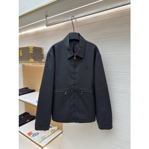 루이비통 코튼 셔츠 칼라 지퍼 포켓 로고 긴팔 워크웨어(X공장)