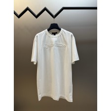 루이비통 입체 웨이브 티셔츠 럭셔리 스트릿 반팔 라운드넥