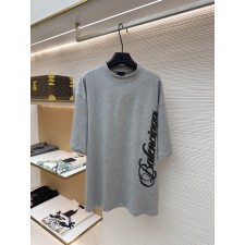 발렌시아가 Balenciaga 코튼 라운드넥 필기체 자수 반팔 티셔츠(X공장)
