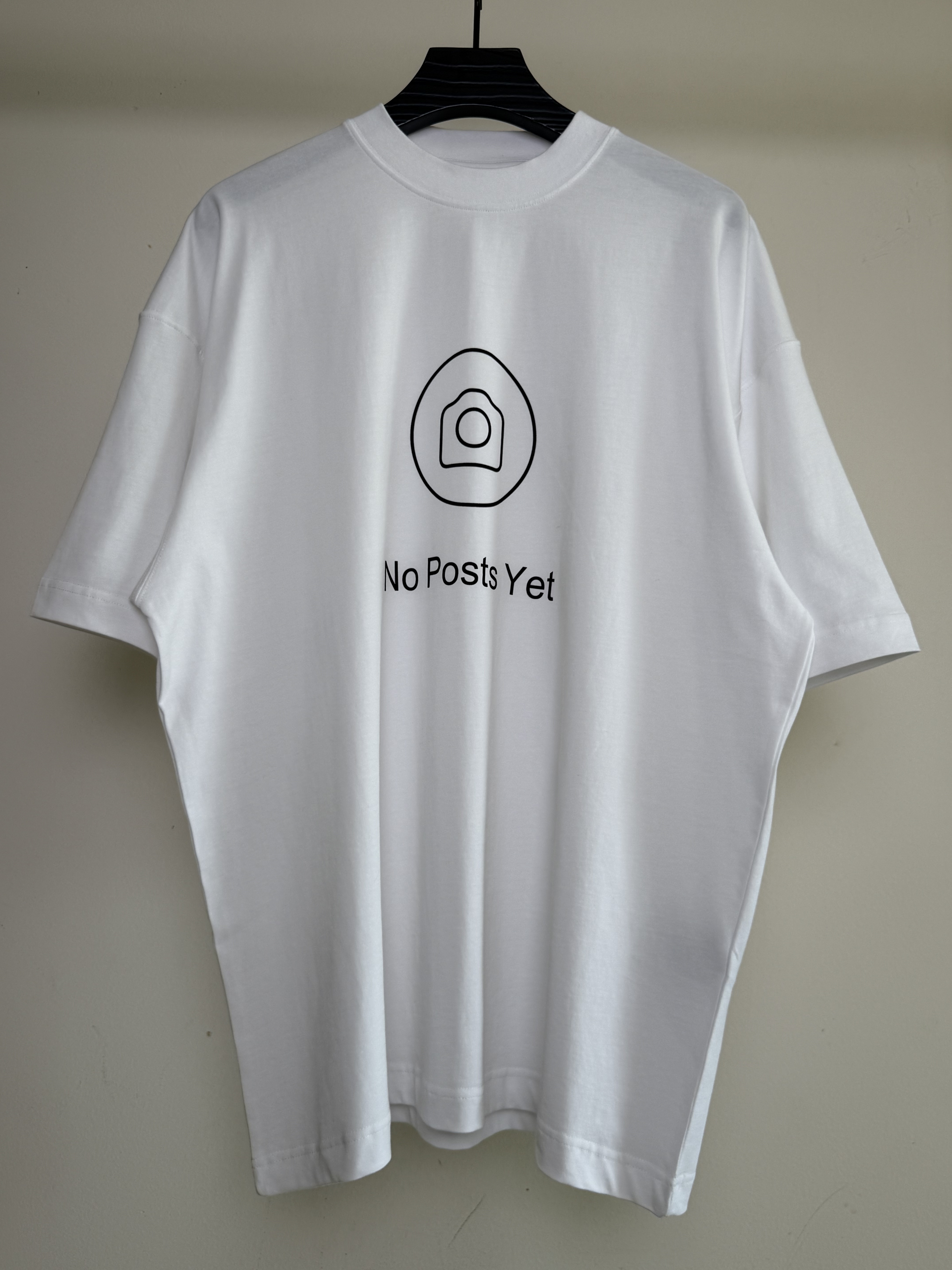 베트멍 노 포스트 레귤러 반팔 티셔츠 화이트