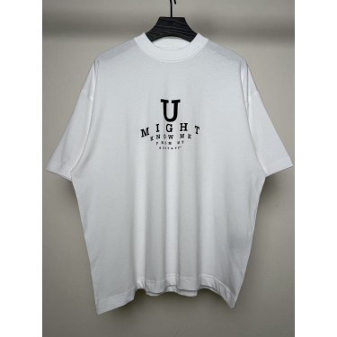 베트멍 자수 레터링 반팔 티셔츠 화이트