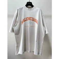 발렌시아가 메종 로고 반팔 티셔츠